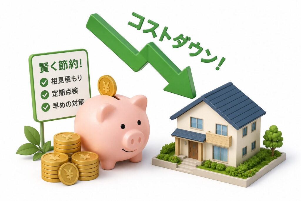 シロアリ駆除の費用を抑える3つのポイント|相見積もり・予防施工・補助金活用