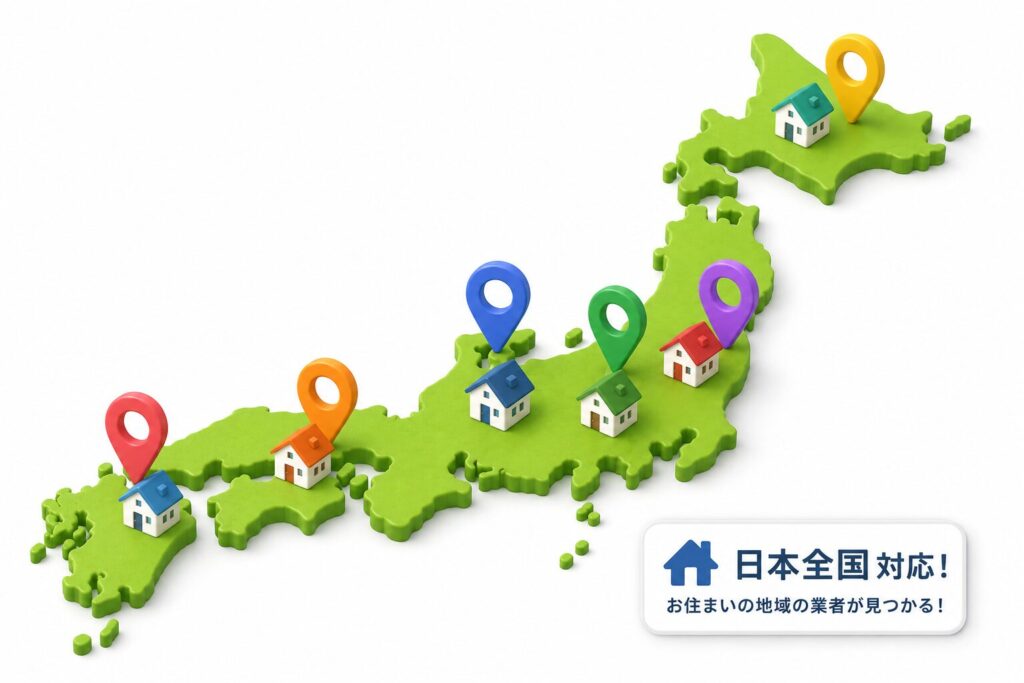 都道府県別シロアリ駆除対応業者リスト|関東・関西・中部・全国エリア対応一覧