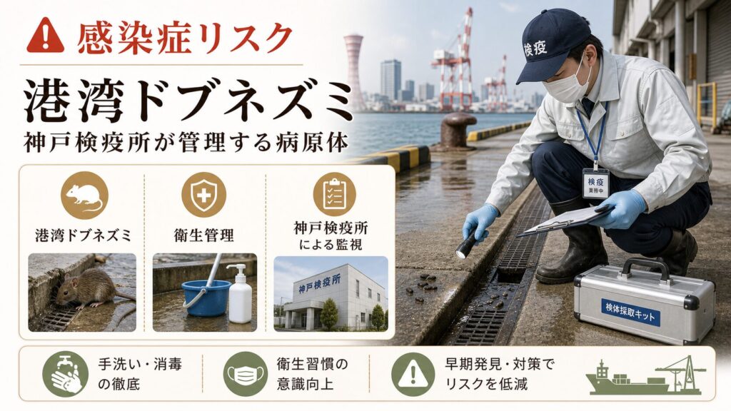 【感染症リスク】神戸検疫所が管理する港湾ドブネズミの病原体
