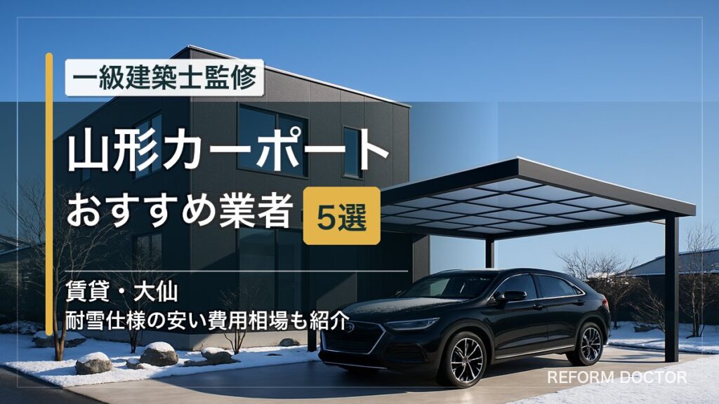 山形のカーポートおすすめ業者5選 アイキャッチ