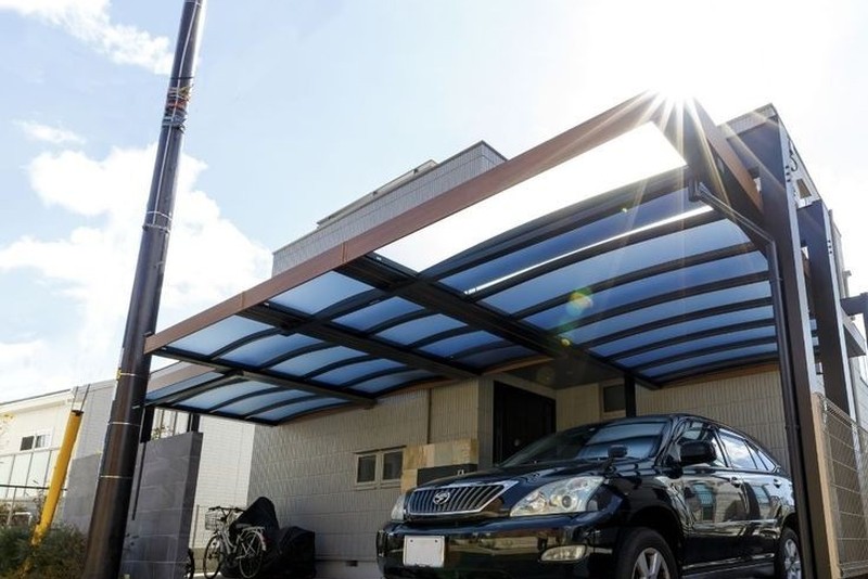 高知でカーポート費用相場を考える2台用施工例
