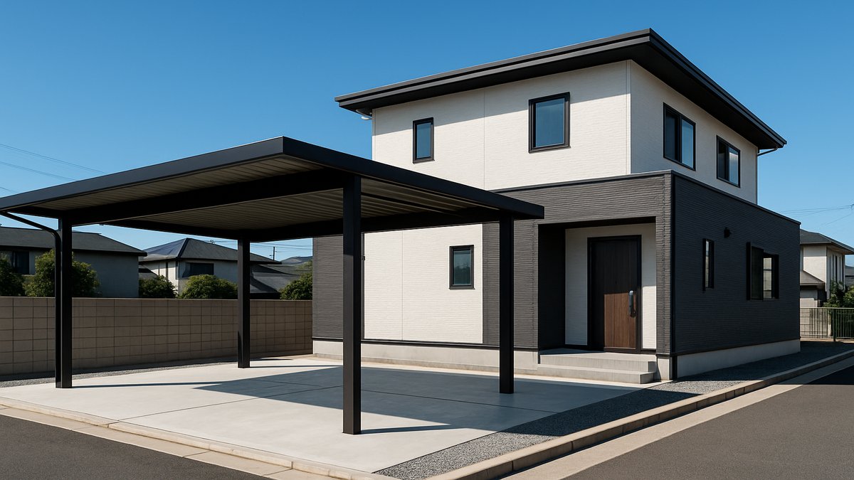 カーポート設置と建築確認申請・補助金のイメージ