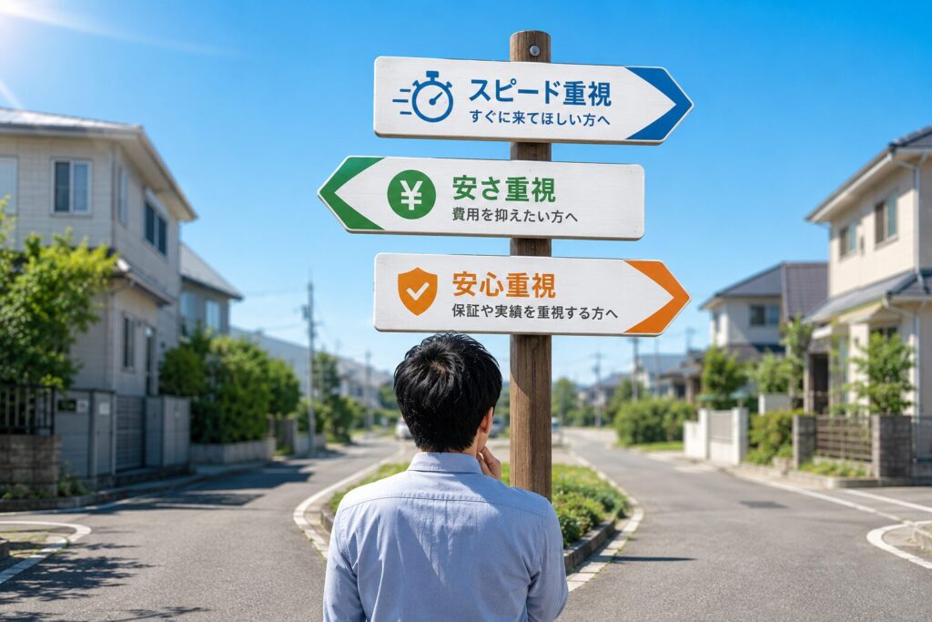 状況別のネズミ駆除業者おすすめ選び方