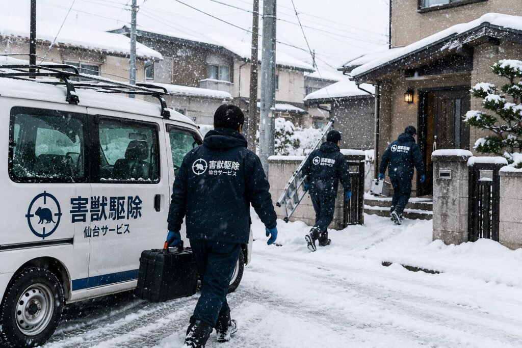 積雪時の木造一戸建て条件で仙台市のネズミ駆除5社に問い合わせた比較結果