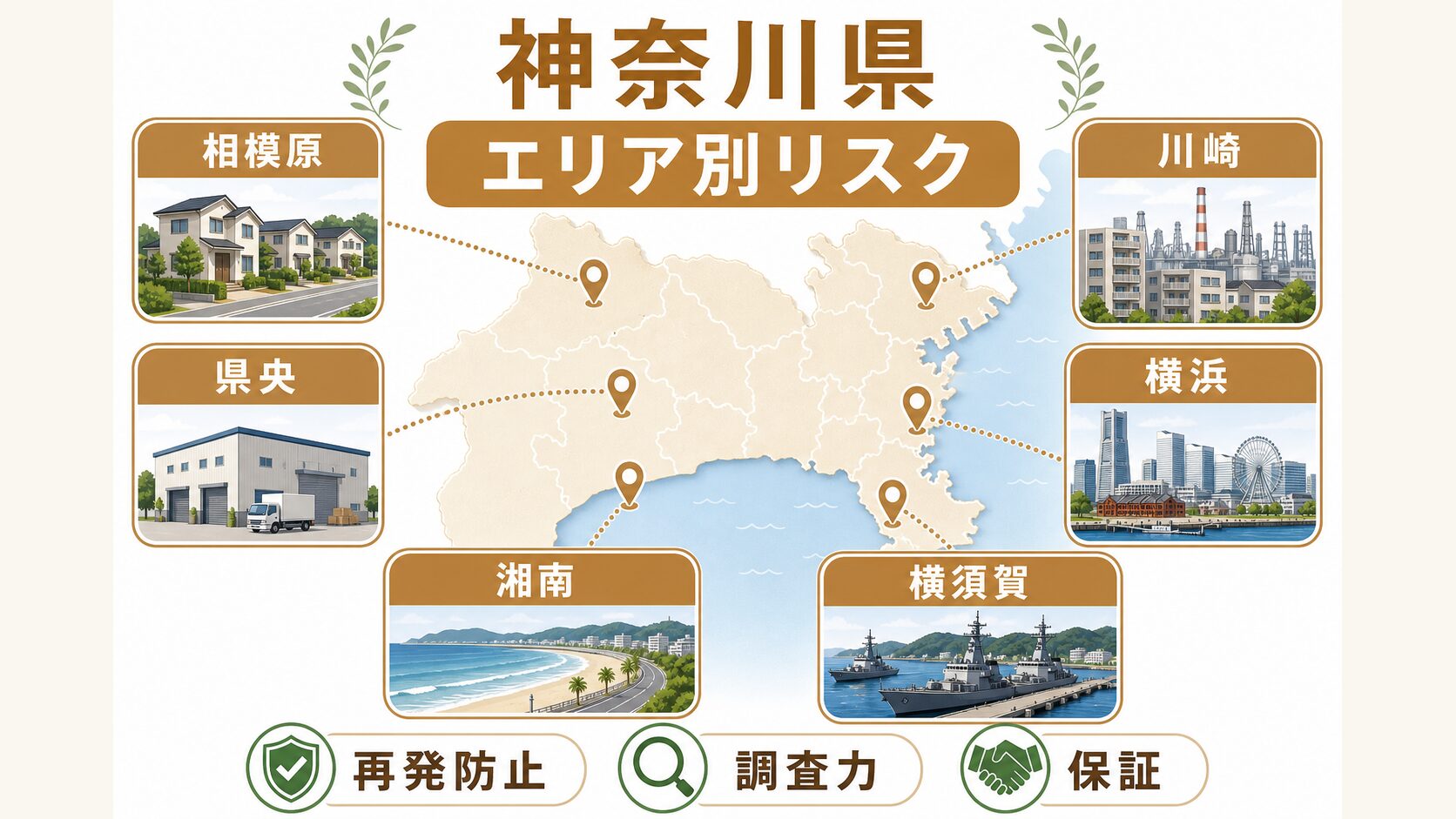 神奈川県の横浜・川崎・横須賀・湘南などエリア別ネズミ被害の注意点