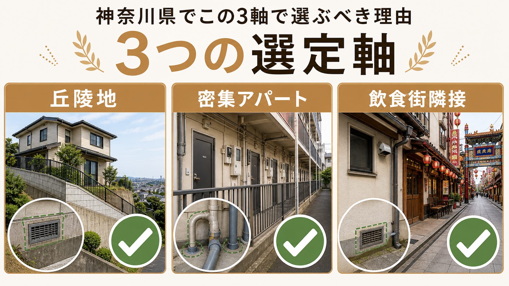 神奈川県のネズミ駆除業者選びで重視すべき3つの軸