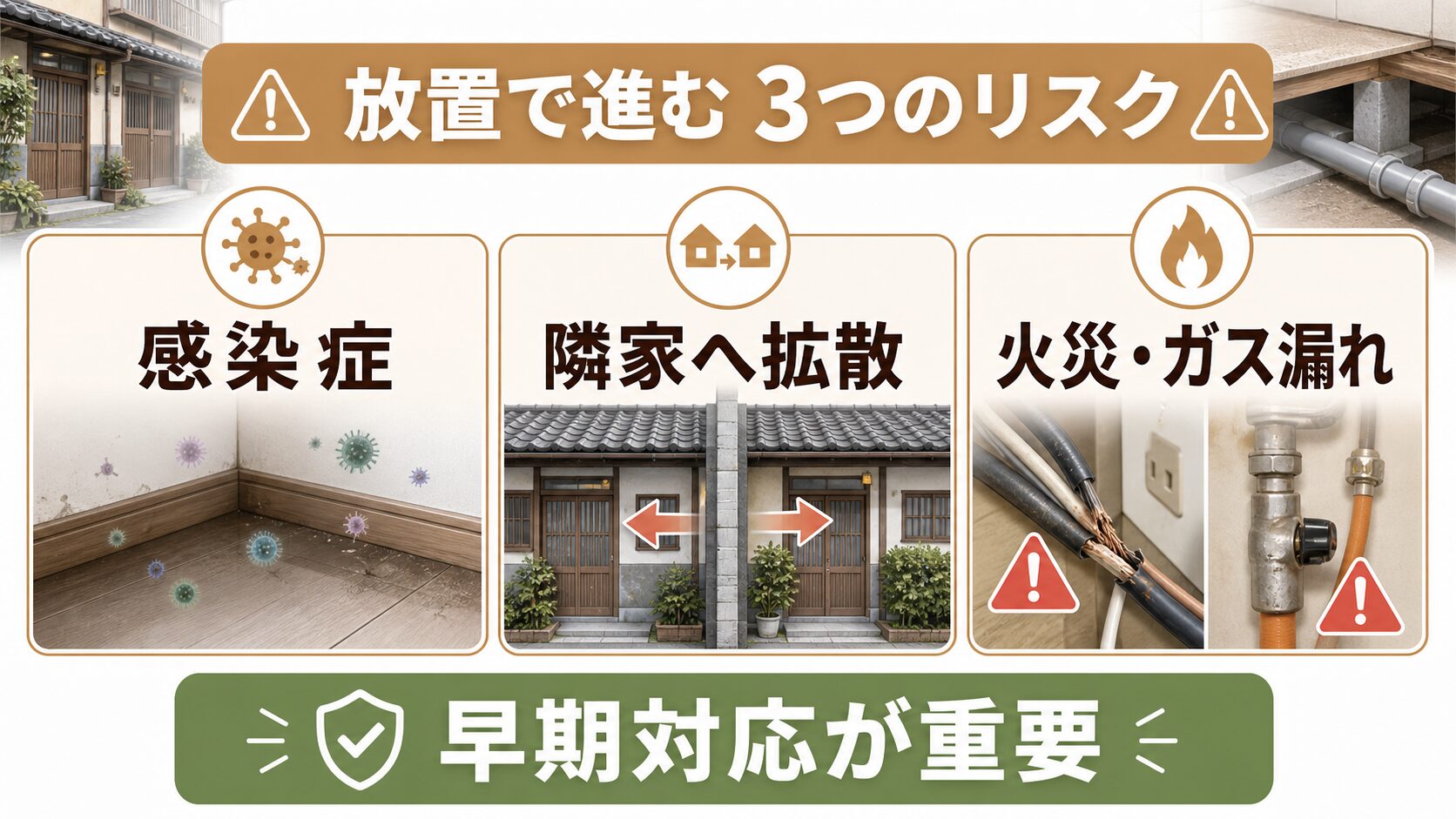 大阪市でネズミを放置した場合に進む感染症や拡散や火災リスク