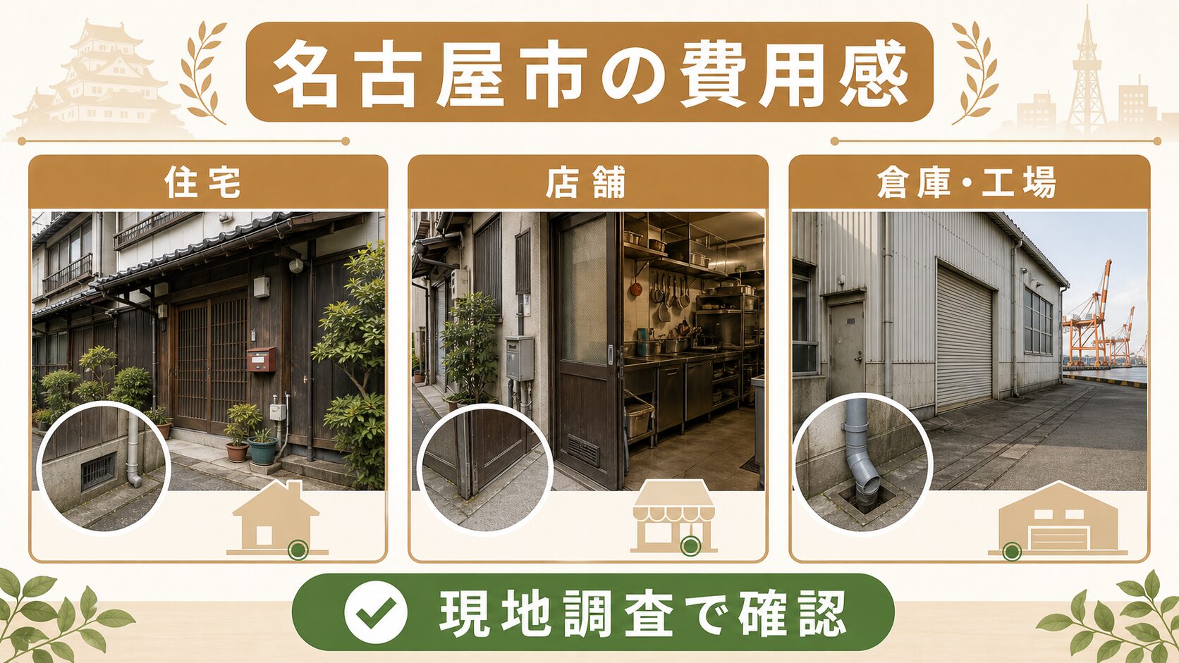 名古屋市のネズミ駆除で費用相場と天井裏の点検を解説するイメージ