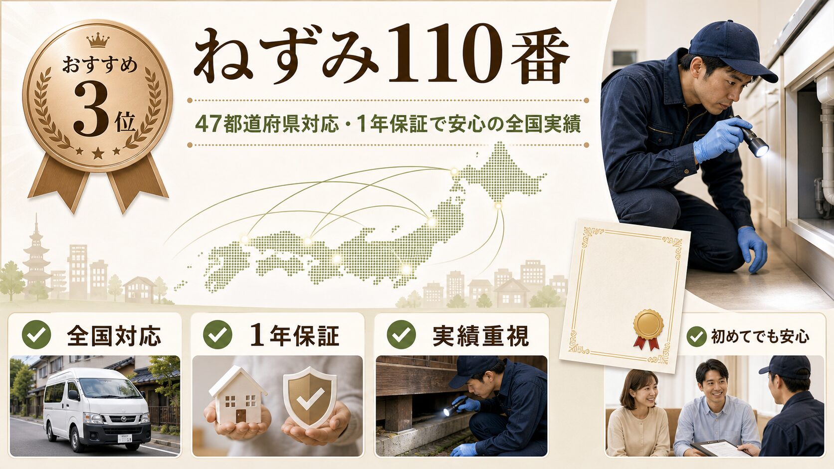 京都府のネズミ駆除で再発防止策を解説するイメージ