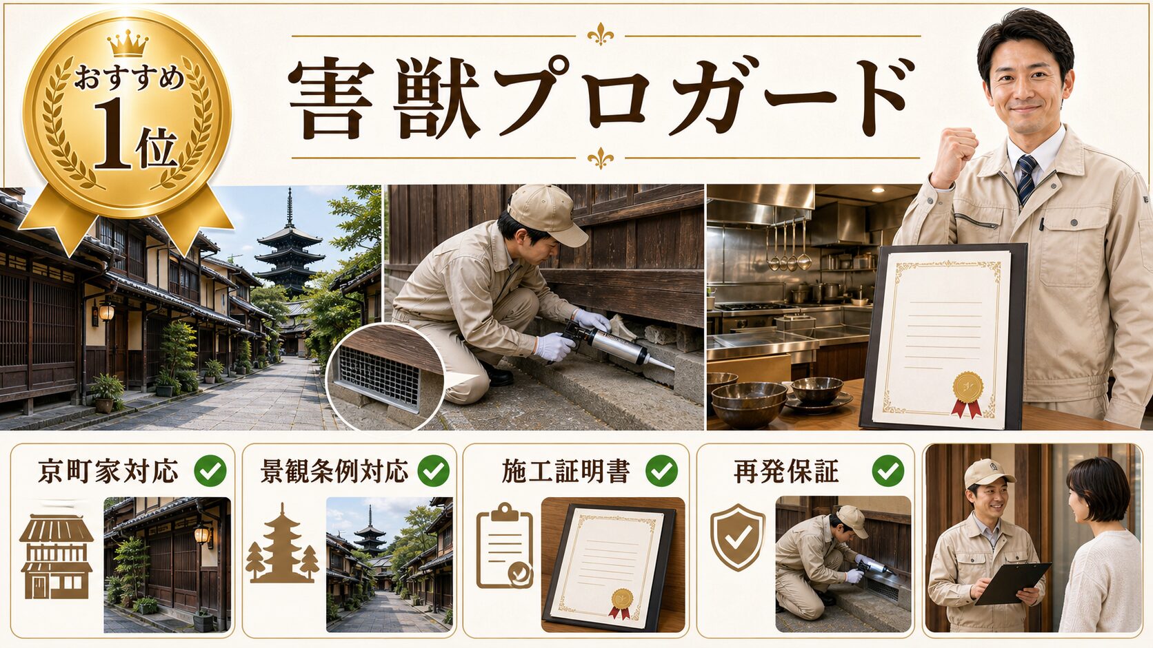 京都府のネズミ駆除で業者選びと再発防止策を解説するイメージ