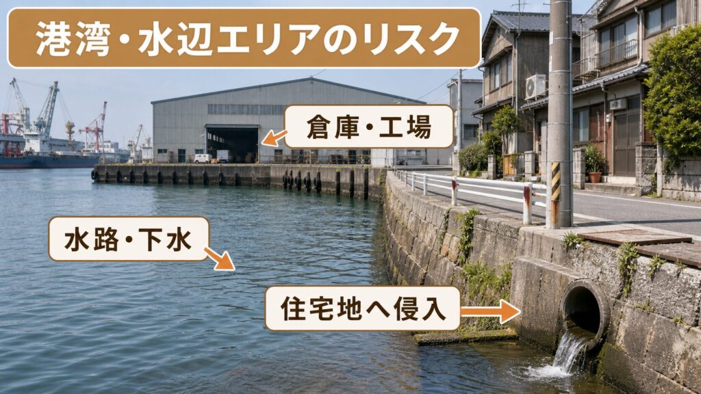 横須賀・横浜港周辺の港湾エリアでのネズミ対策