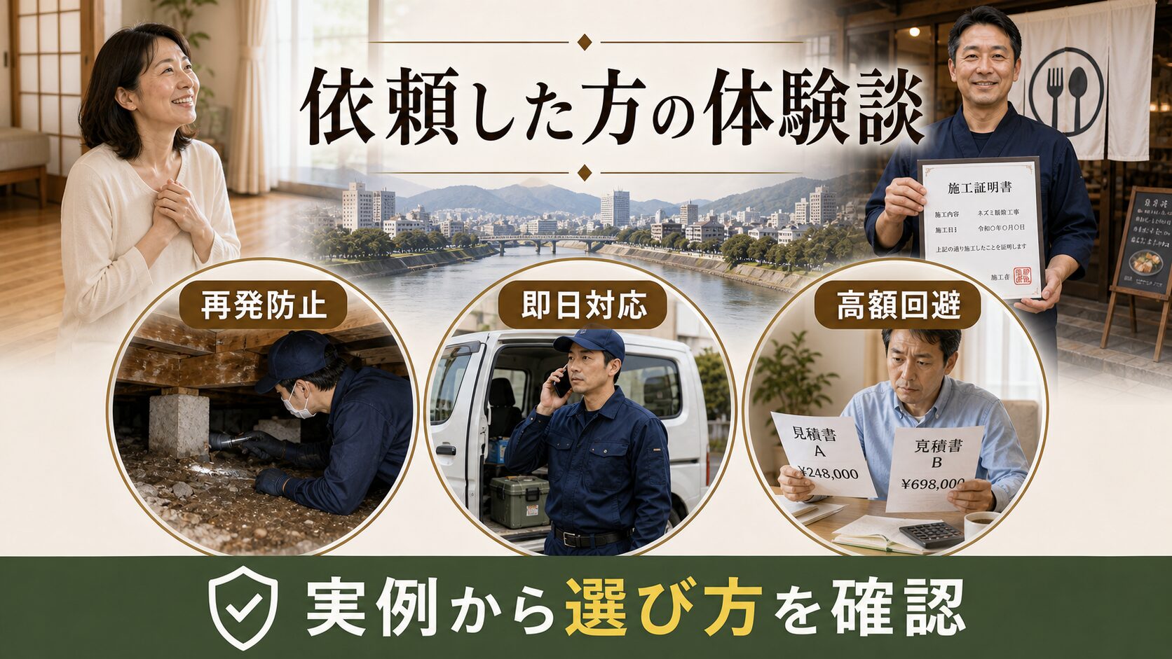 埼玉県のネズミ駆除業者の口コミ・評判