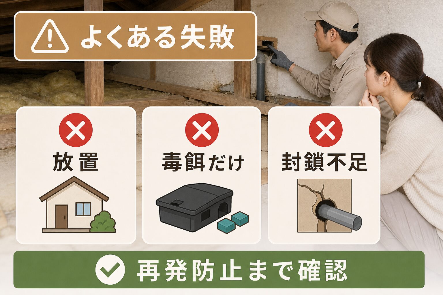 高松市のネズミ駆除で業者選びを解説するイメージ