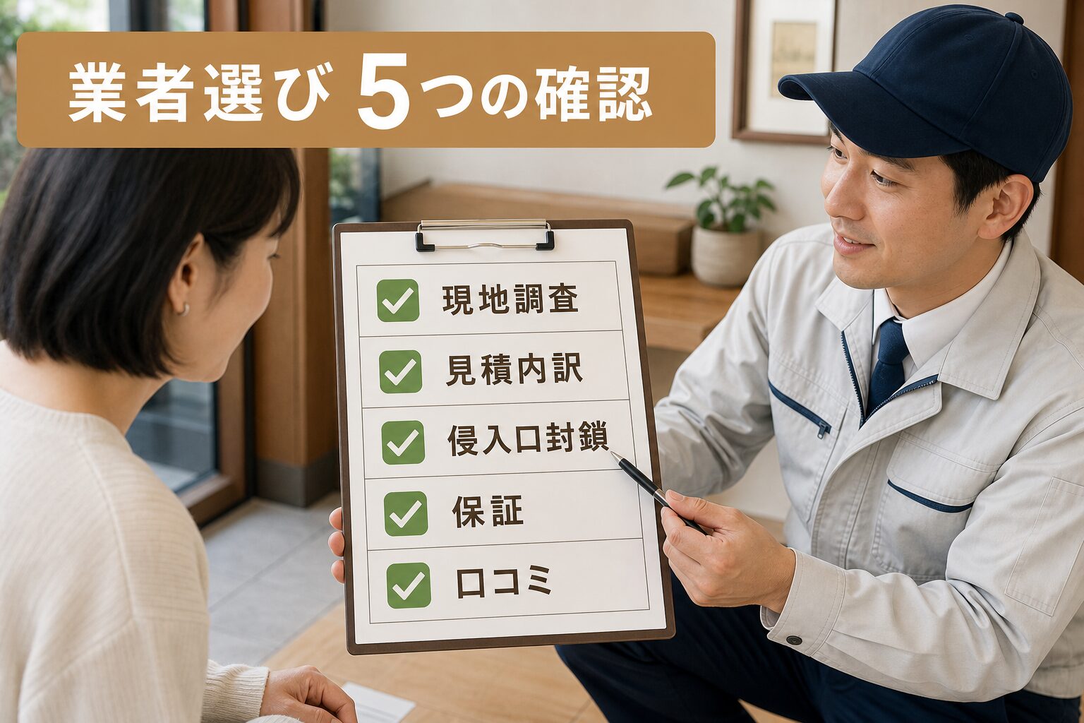 高松市のネズミ駆除で業者選びと見積もりを解説するイメージ