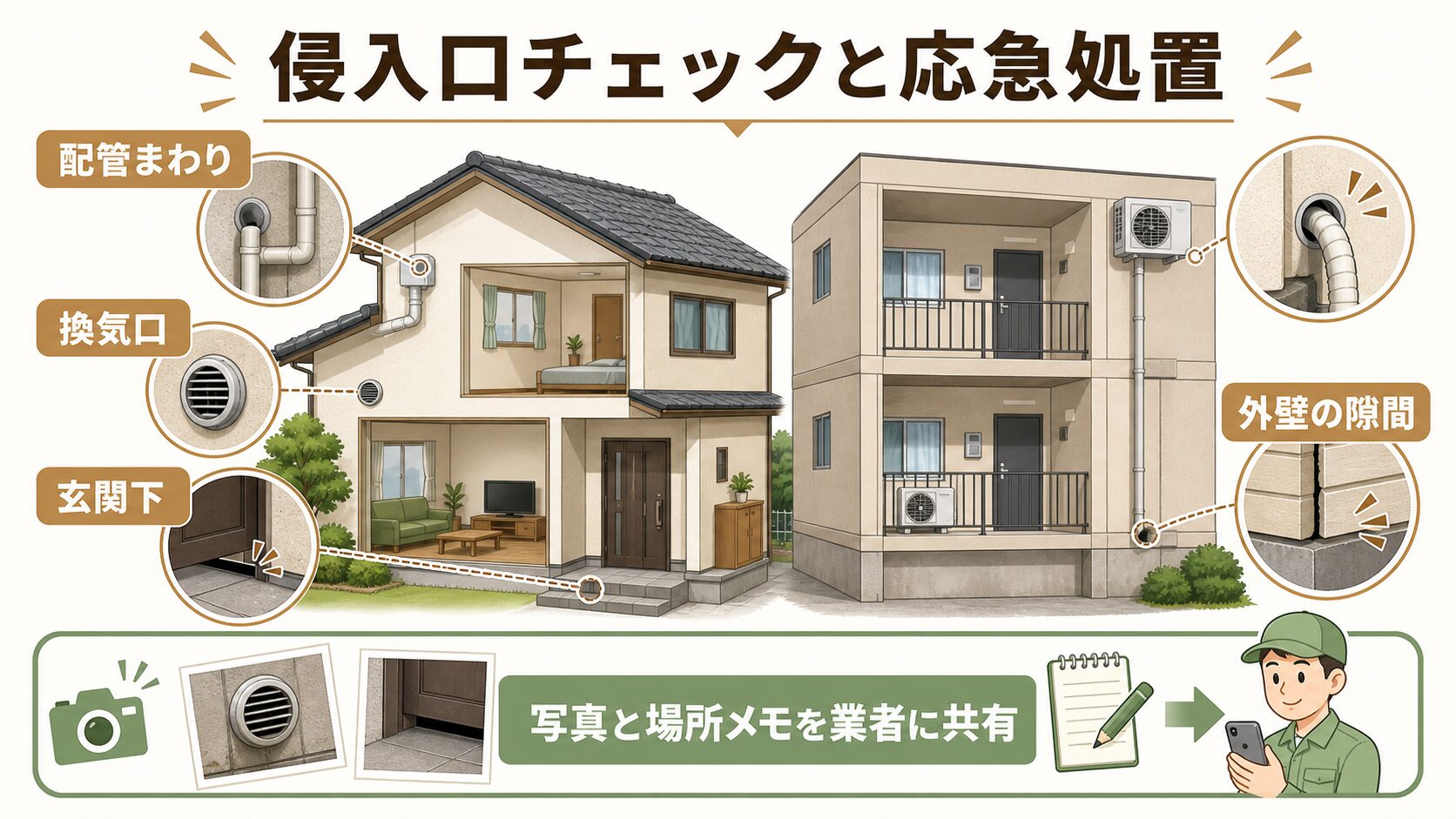 農村・空き家・古民家が多い鳥取県でネズミ駆除業者に依頼する際の注意点のイメージ