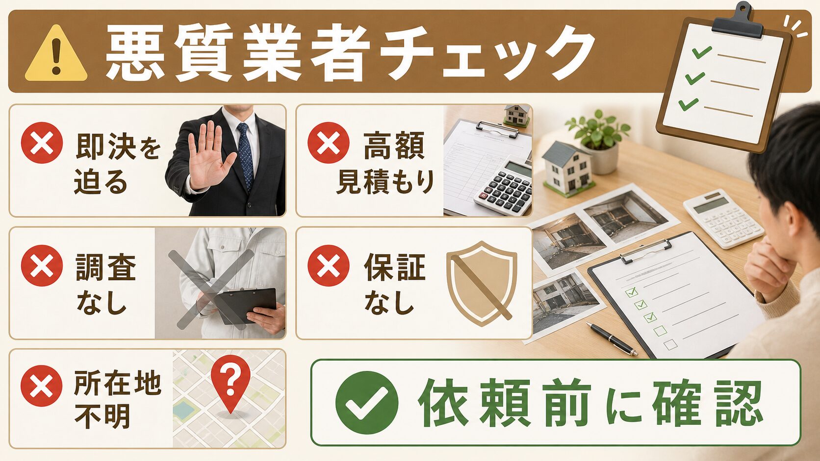 口コミ・評判から選ぶ!鳥取県のネズミ駆除業者の評価比較のイメージ