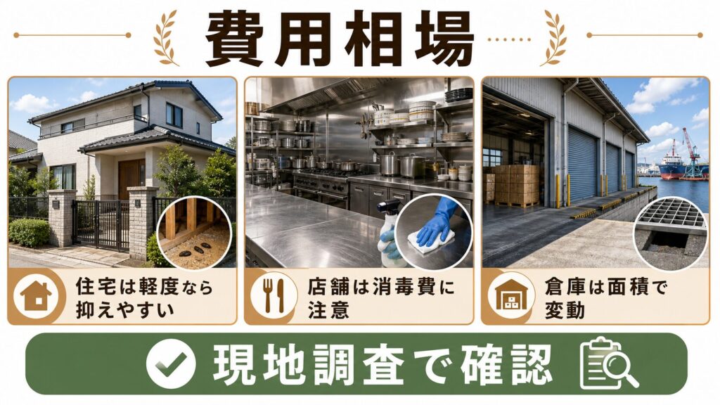 神奈川県のネズミ駆除費用・料金相場