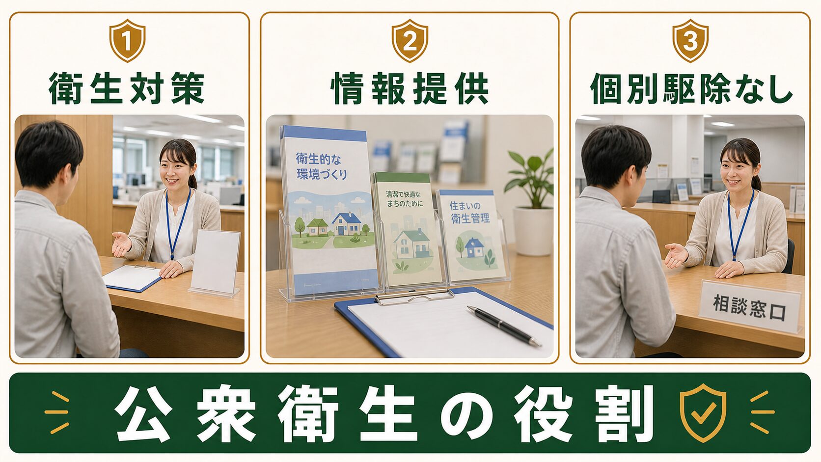 ネズミが公衆衛生上の相談対象であることを説明する図解