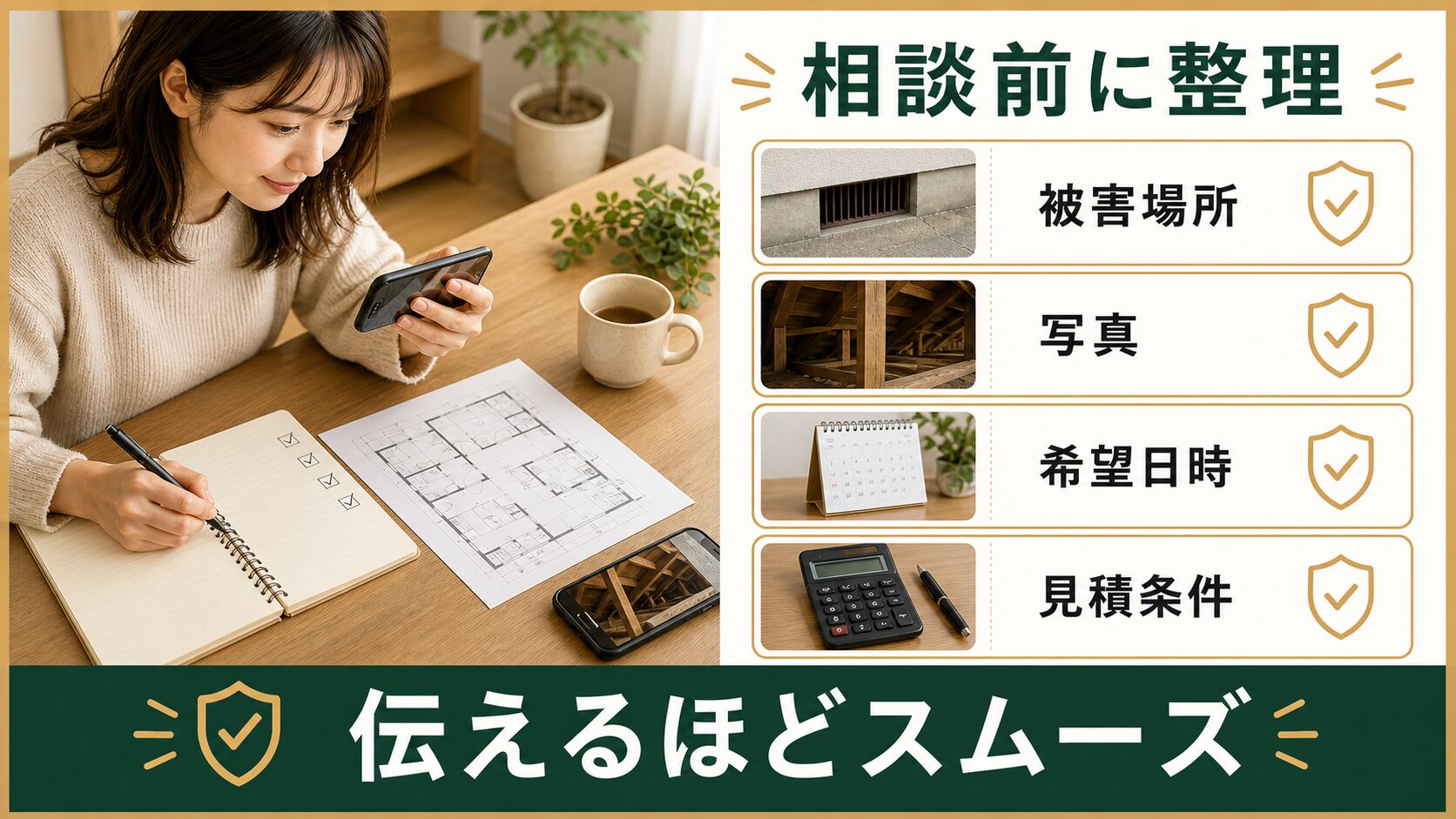 6. 対応スピードと現地調査までの日数のイメージ