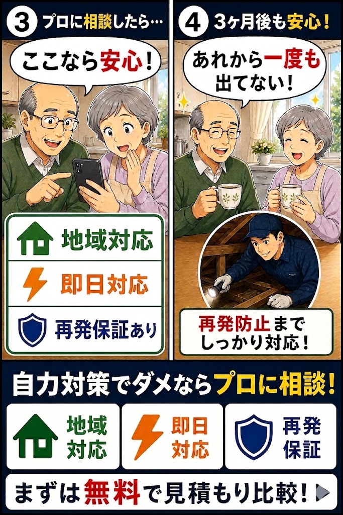 神戸市のネズミ駆除費用を相談する漫画2