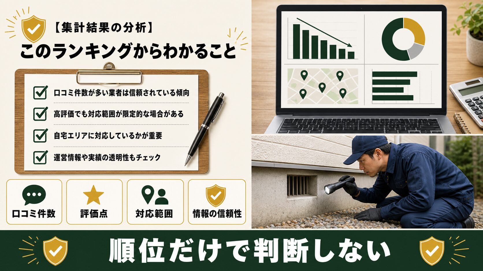 ランキング結果を分析するイメージのイメージ