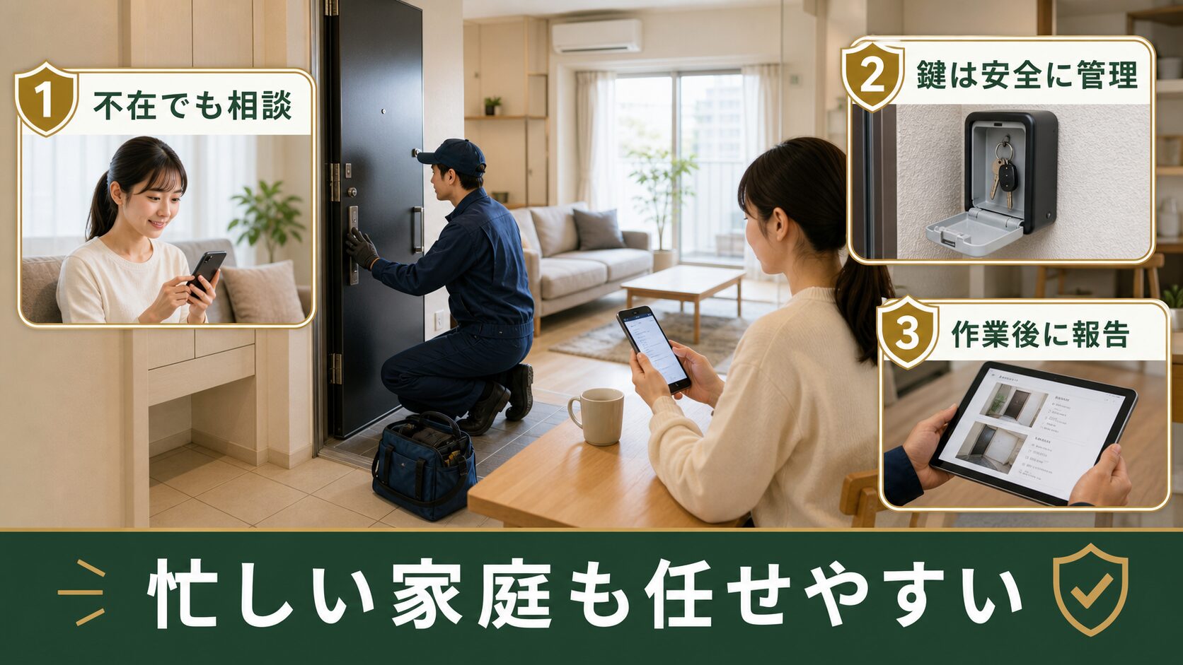 一人暮らしや共働きでもネズミ駆除を任せやすい図解