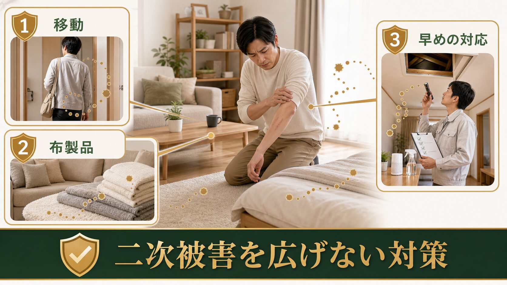 ダニやノミの二次被害を広げないための対策
