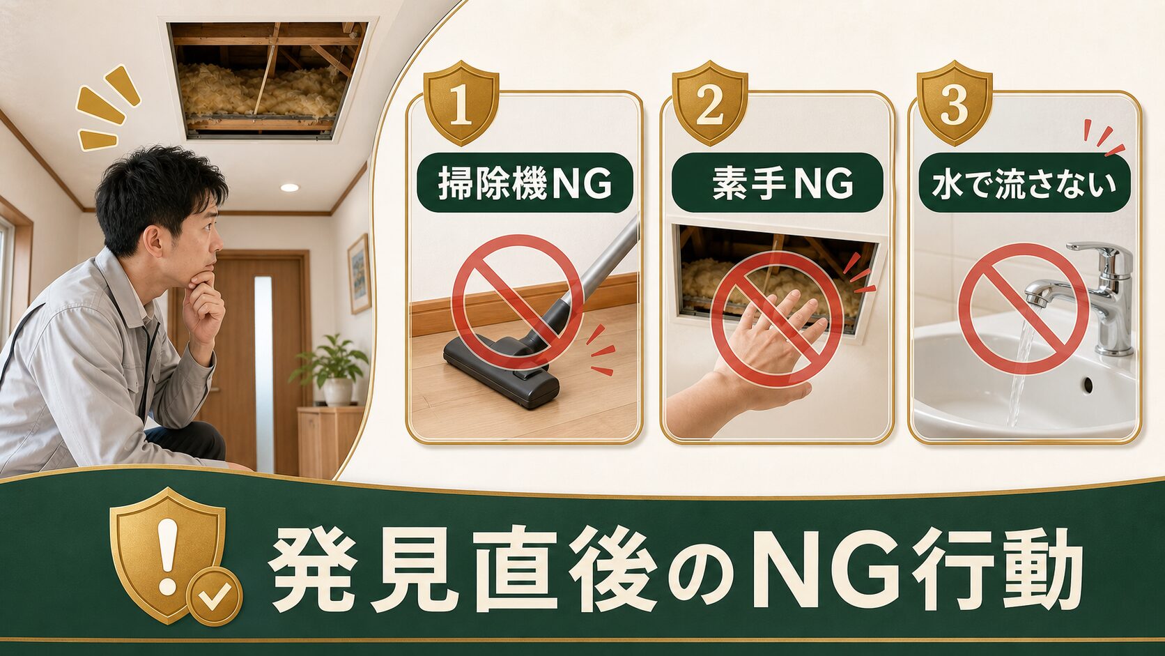 死骸発見直後にやってはいけないNG行動