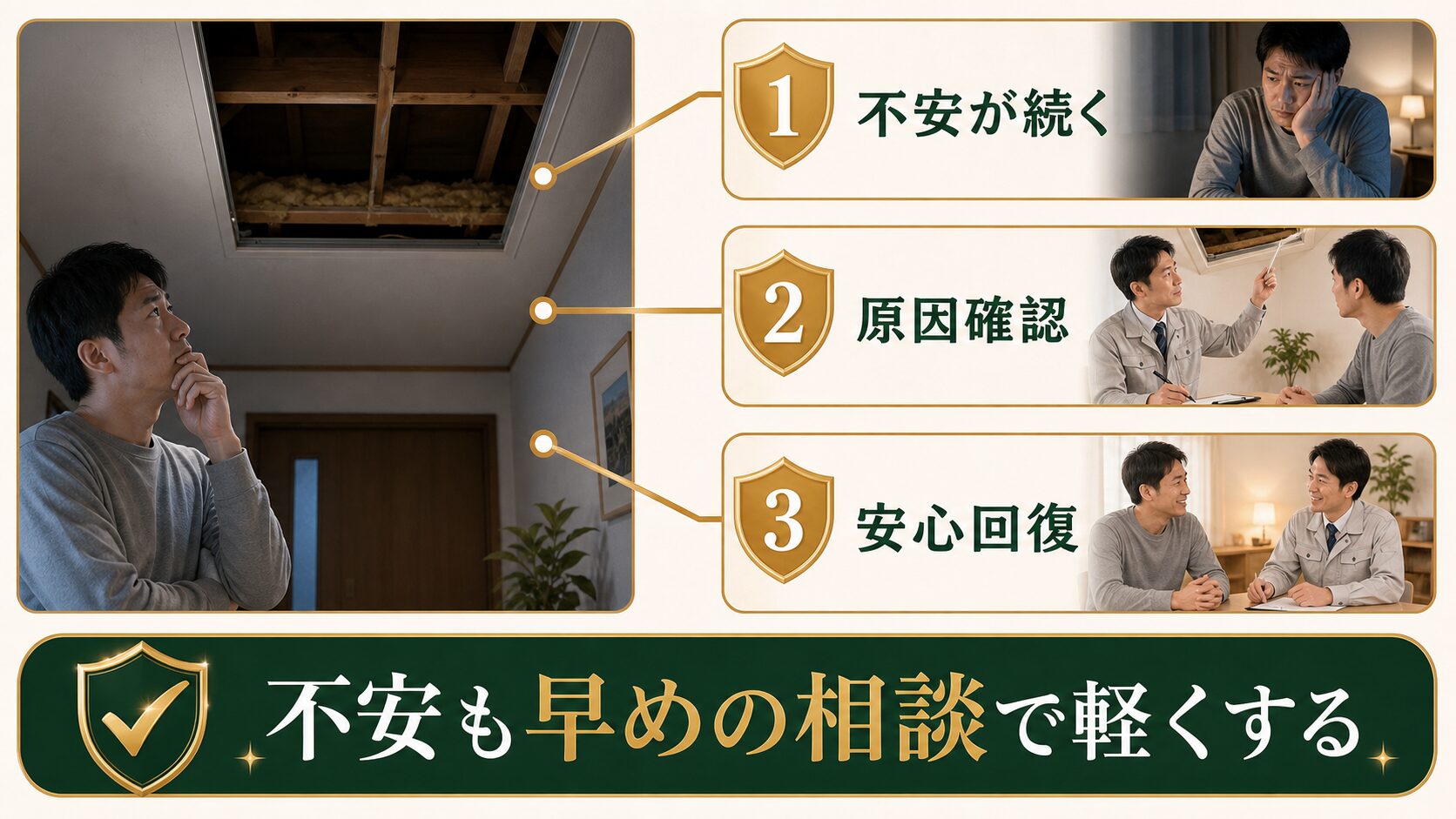 死骸や臭いによる精神的な負担と早めの相談