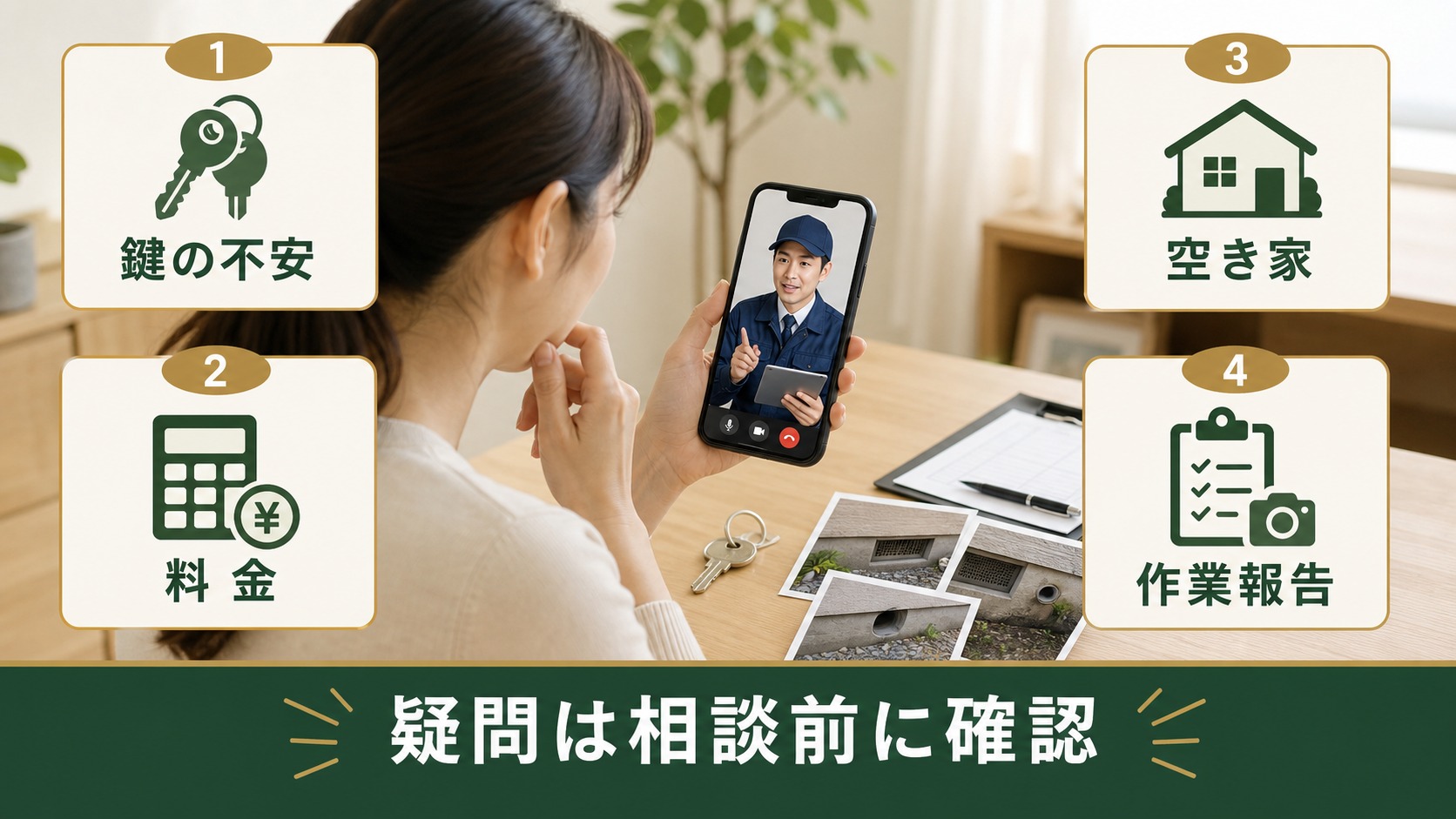 ネズミ駆除のよくある質問を相談前に確認する図解