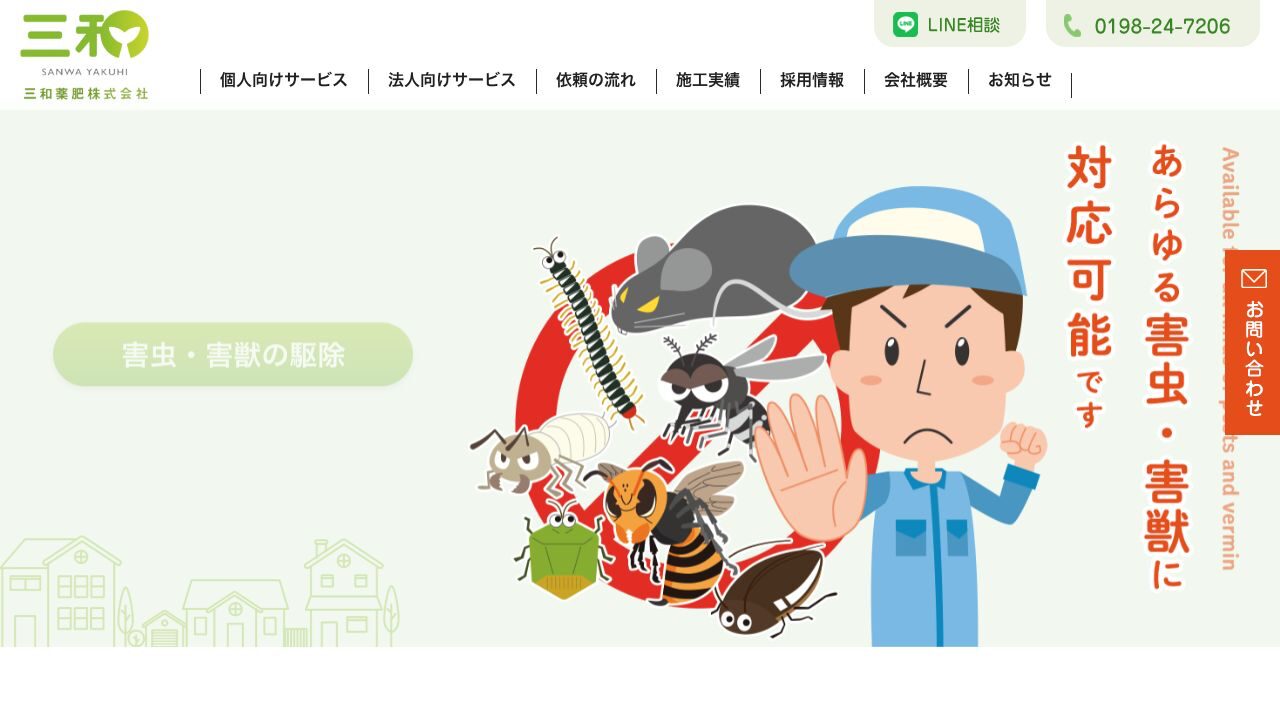 三和薬肥の公式サイト
