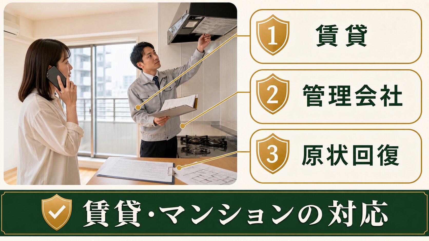 賃貸やマンションで換気扇対策を進める注意点を示す図解