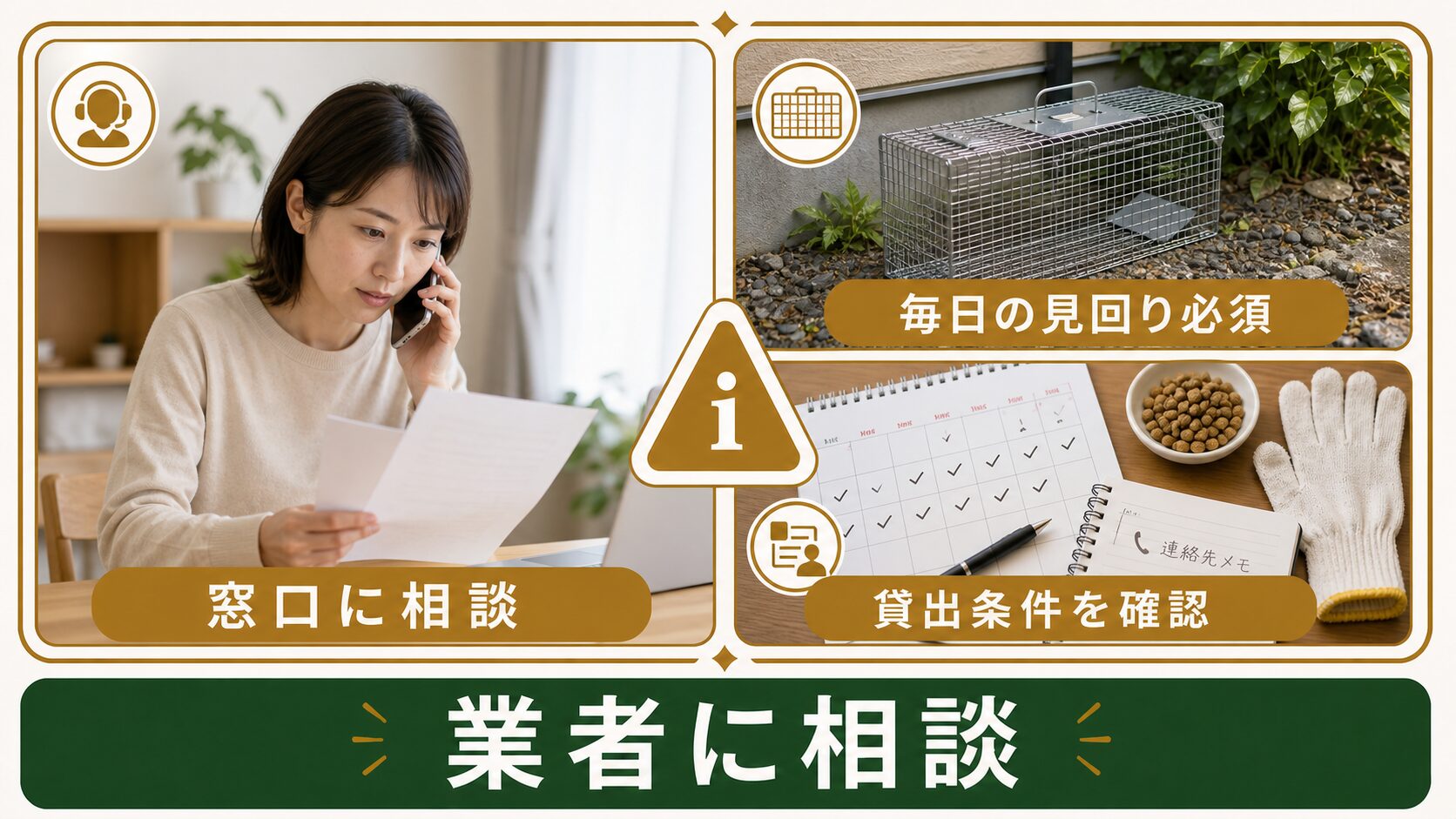 世田谷区の無料捕獲器貸出制度を調べるイメージ