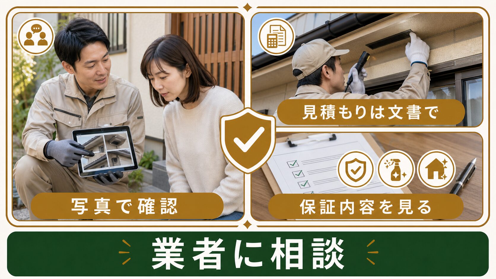 世田谷区でアライグマ駆除業者を選ぶチェックポイントのイメージ
