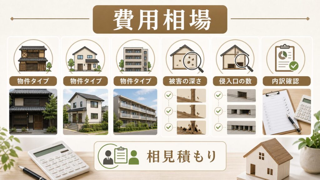 那覇市でネズミ駆除の費用相場を調べるイメージ