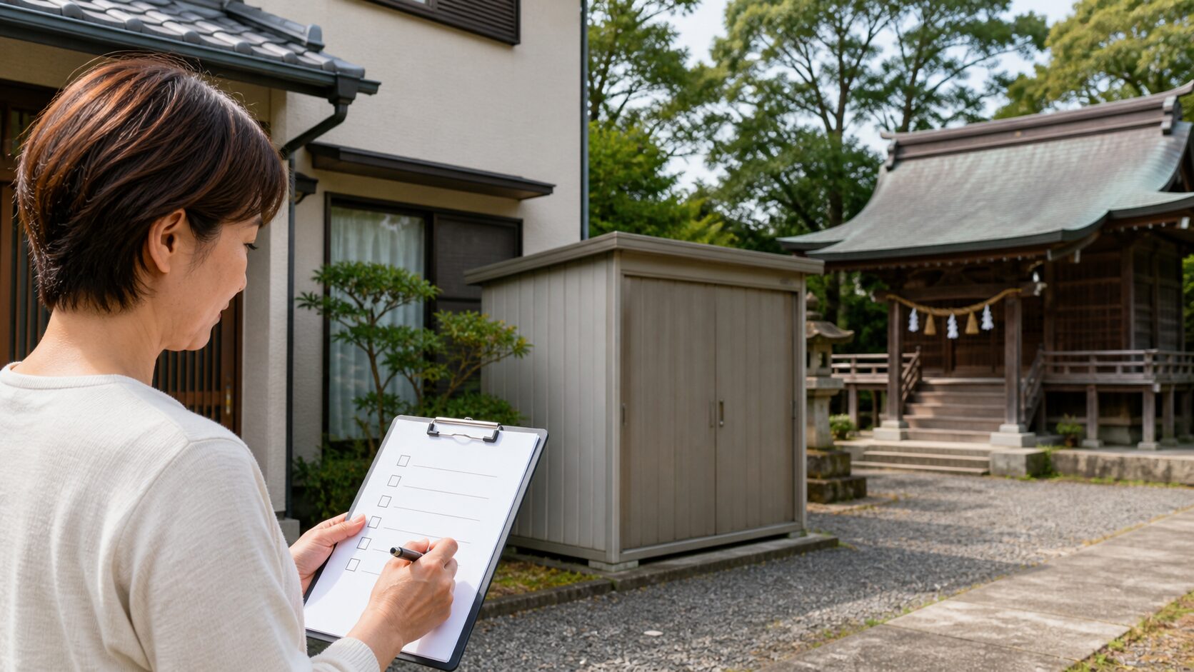 アライグマ捕獲器貸出制度の対象になる建物のイメージ