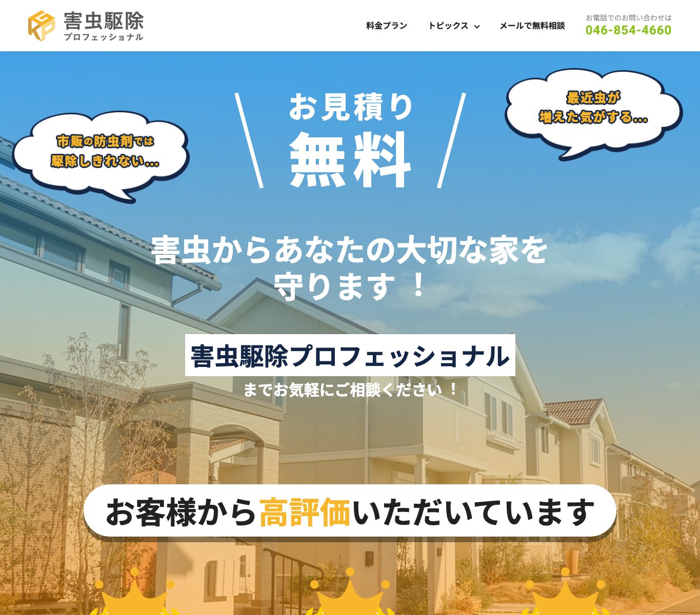害虫プロフェッショナル【横須賀支店】の公式サイト