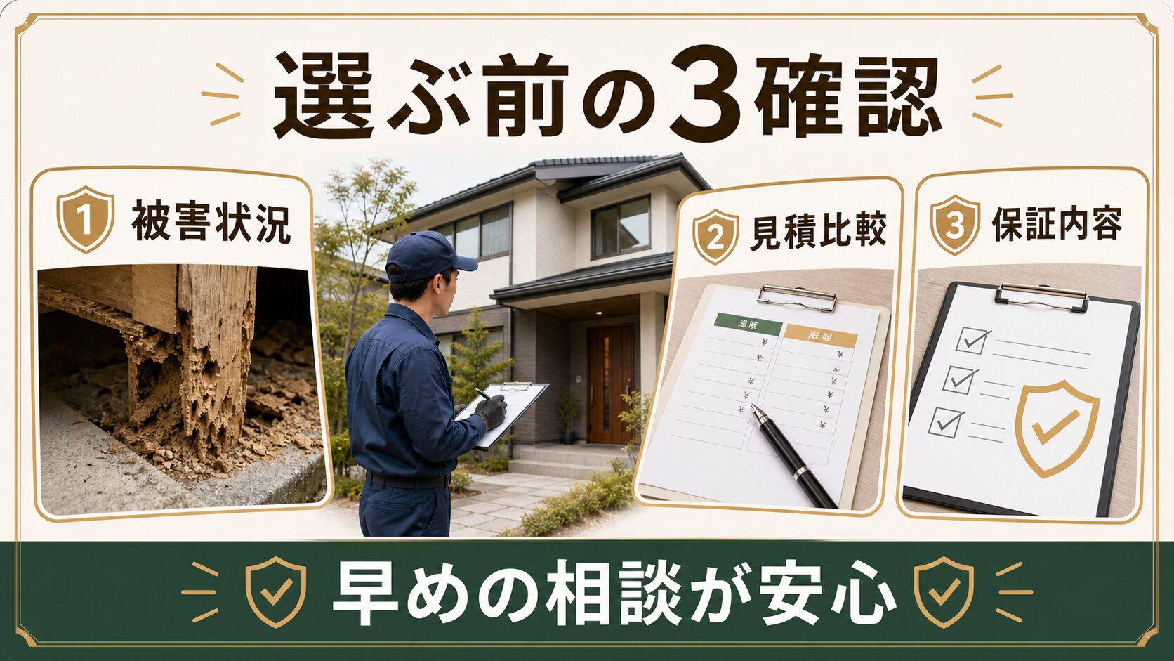 まとめ｜あおき消毒を選ぶべき人・比較して選ぶべき人のイメージ
