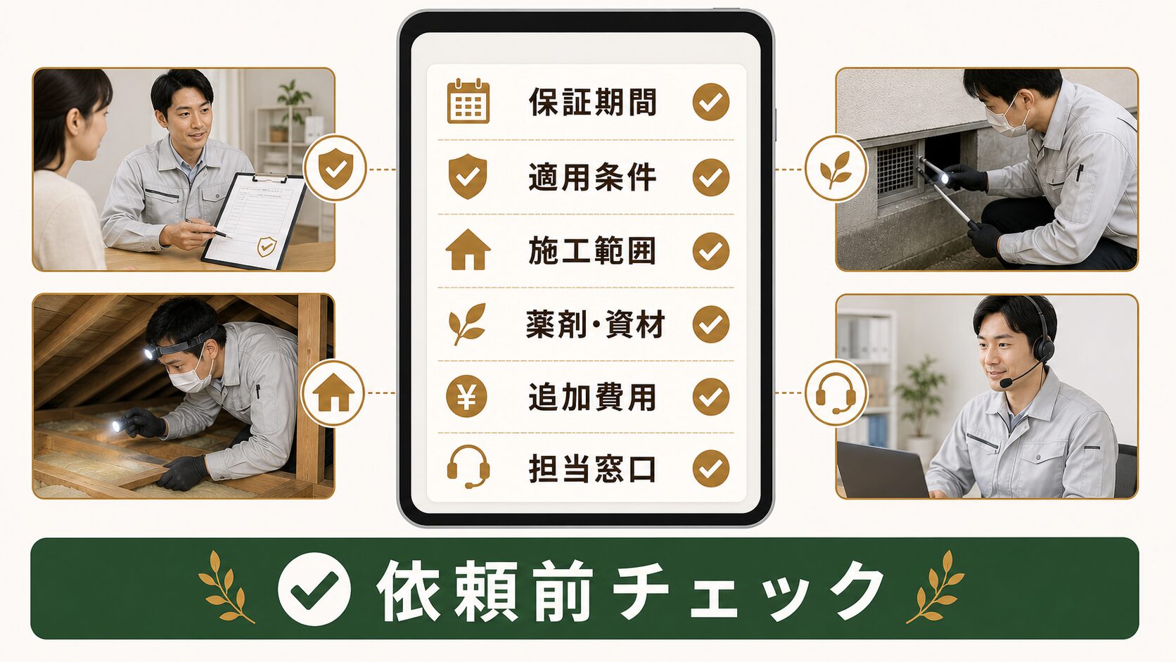 契約前チェックリストのイメージ