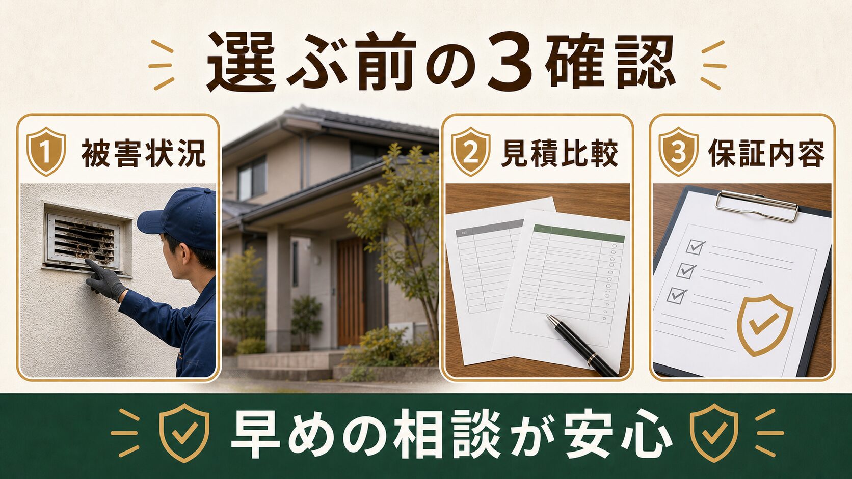 大分害虫駆除センターと比較したいネズミ駆除業者TOP3のイメージ
