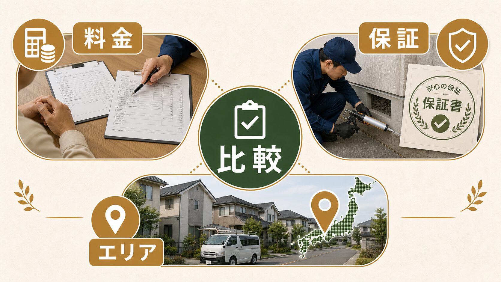 静岡防虫1社だけで決めていい?相見積もりが欠かせない理由のイメージ