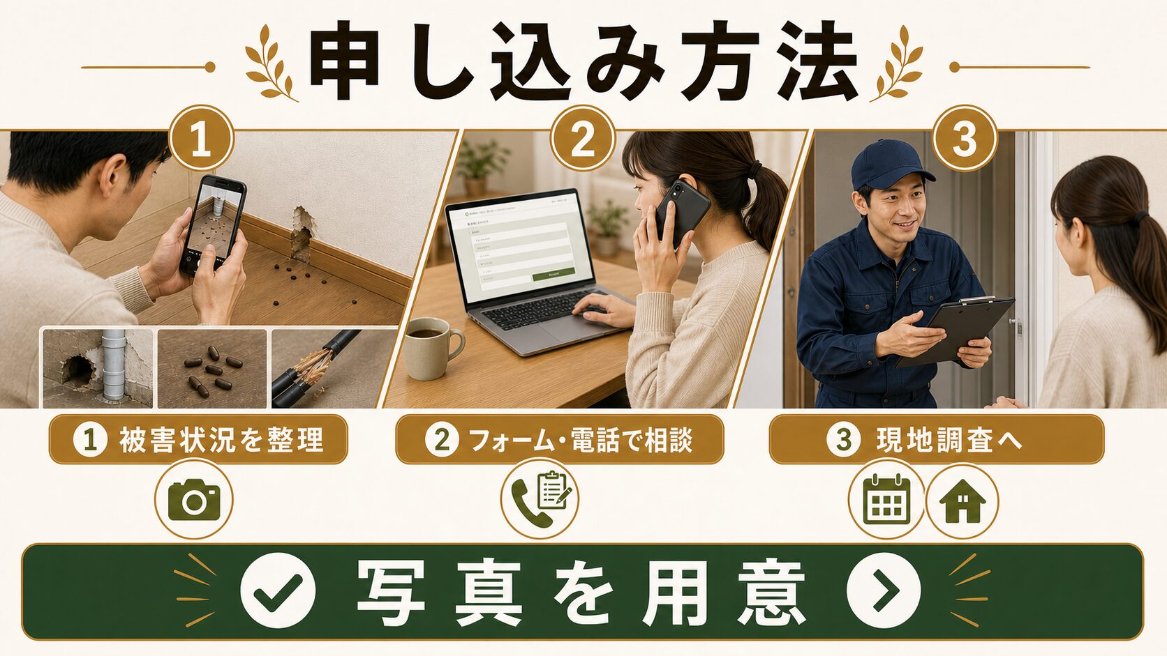 グラックスへの申し込み方法のイメージ