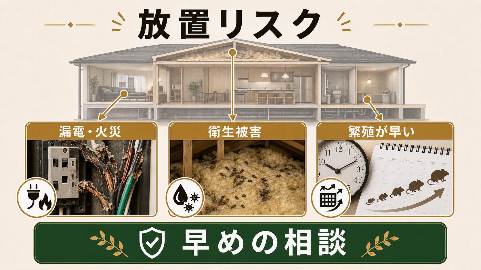 今、真夏のネズミ駆除依頼が急増中——現場のプロが明かす最新トレンドのイメージ
