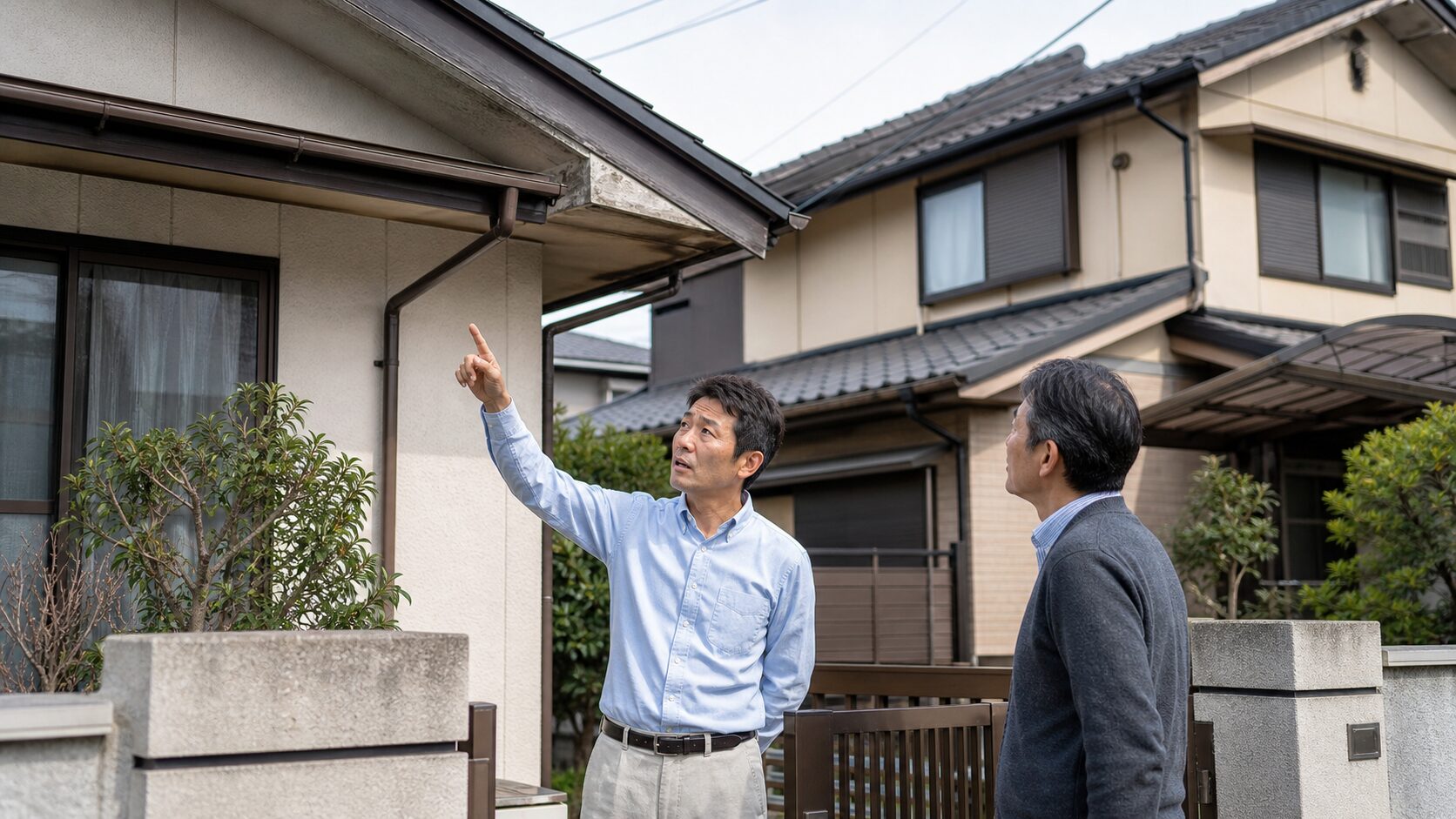 ハクビシン被害による近隣トラブルを相談するイメージ
