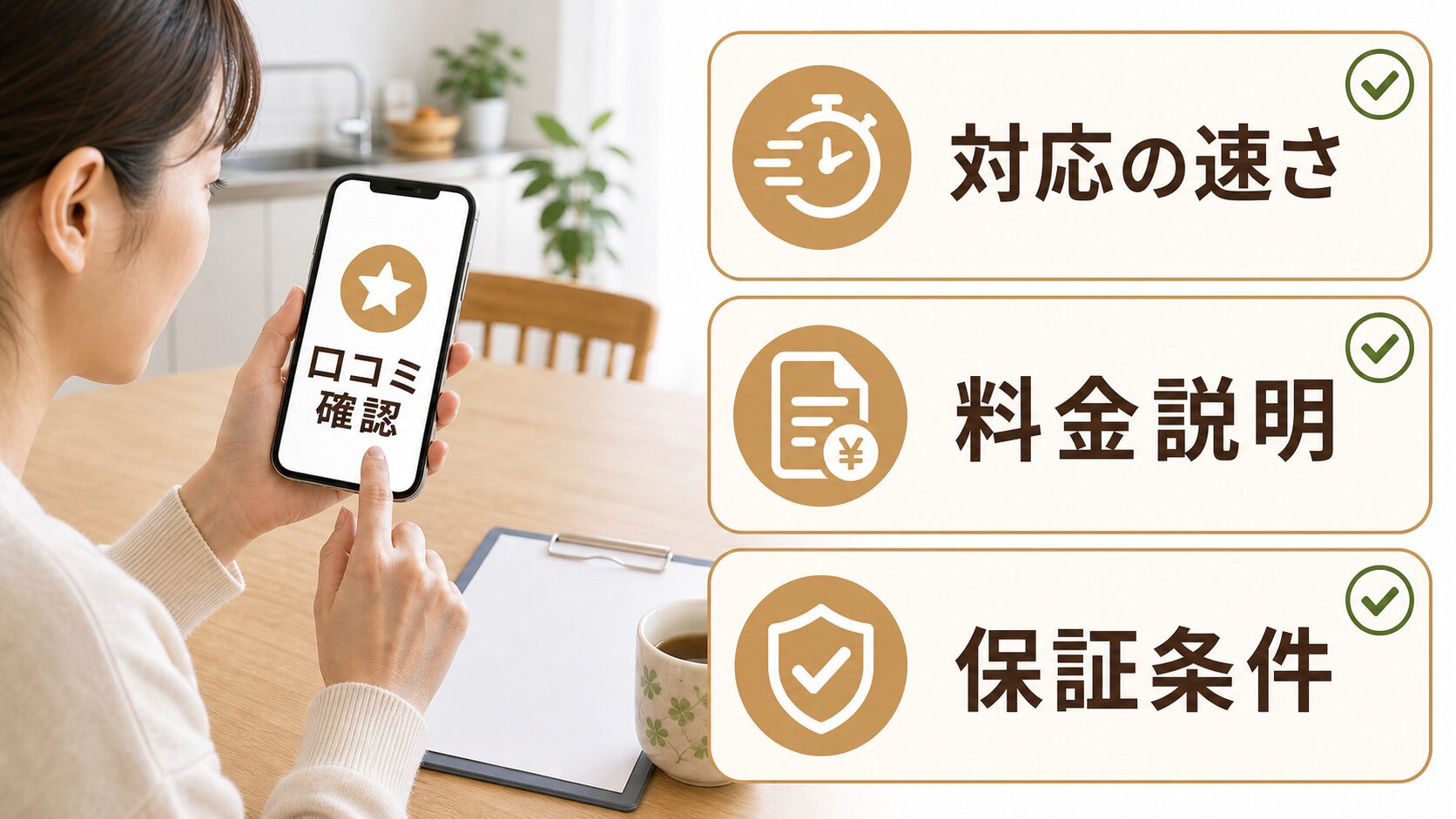 スマホでも見やすいハクビシン駆除業者の口コミ確認ポイント