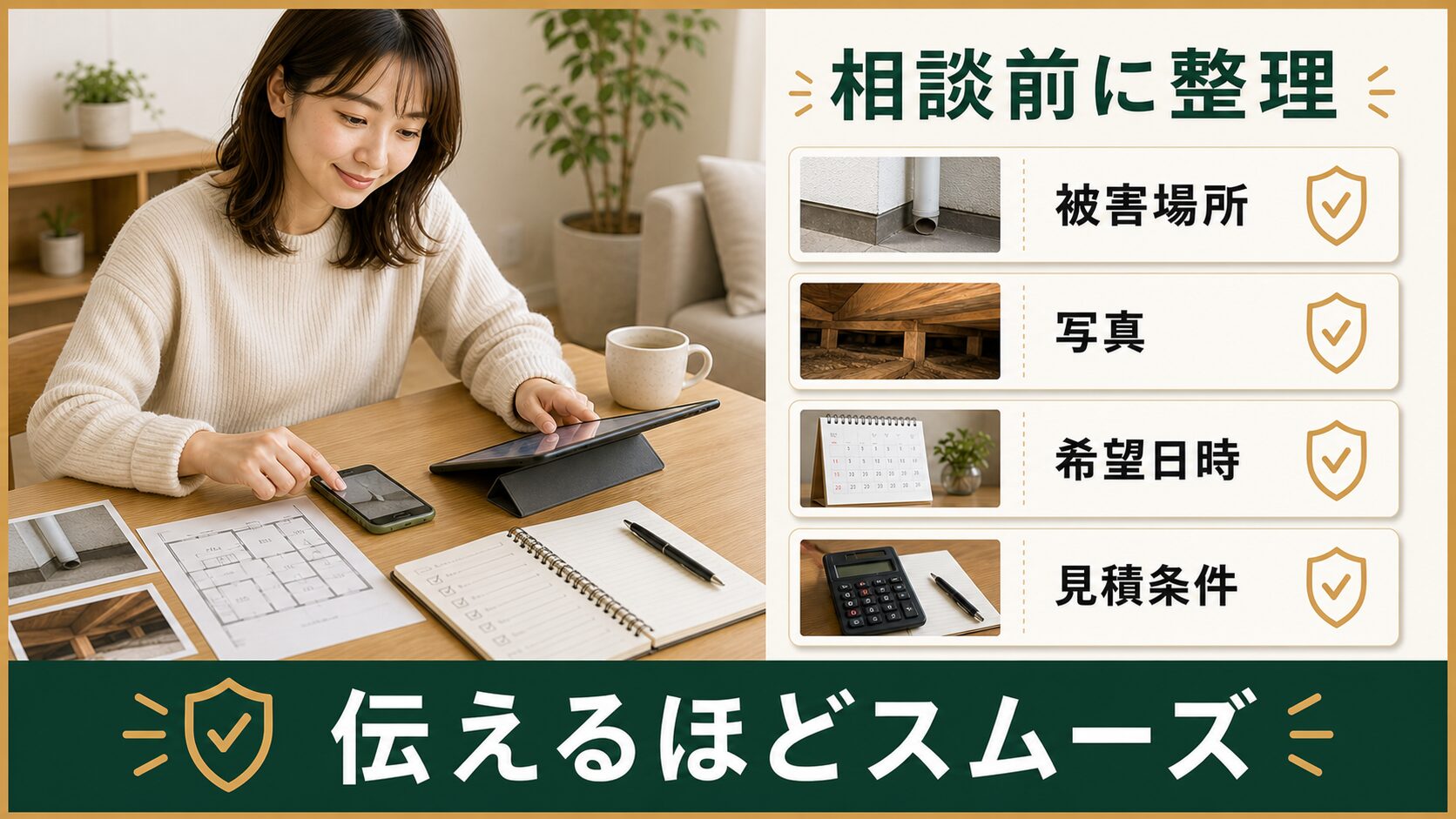 6. 対応スピードと現地調査までの日数のイメージ