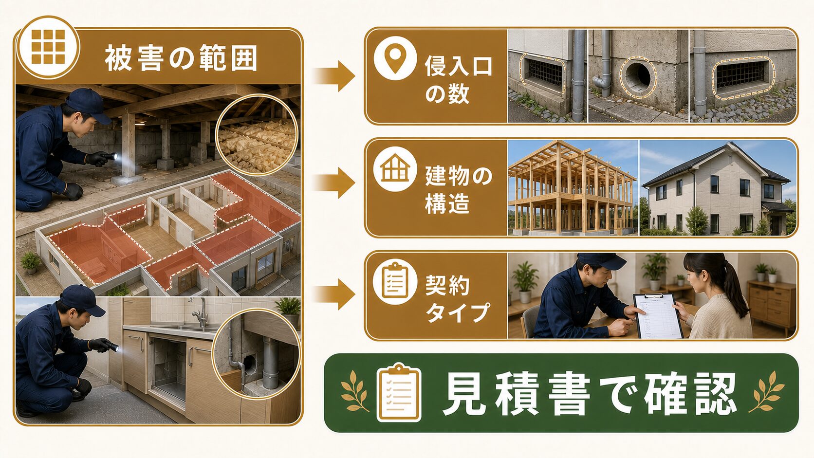 カネシンのネズミ駆除料金は13,200円〜｜比較3社が全社非公開の中での例外のイメージ