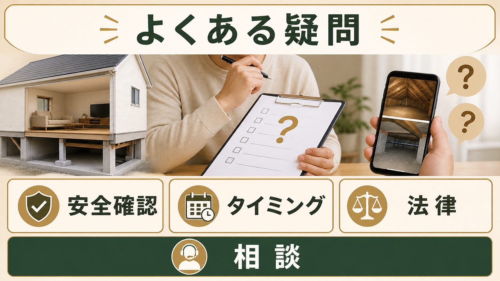 イタチの追い出しでよくある疑問のイメージ