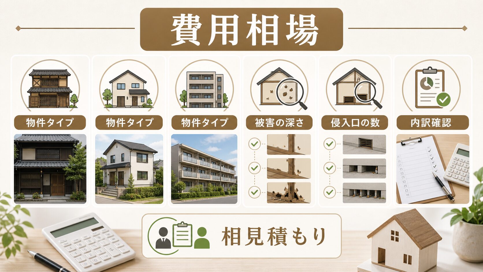 柏市のネズミ駆除、本当の相場はいくら?築60年に迫る「豊四季台」老朽団地エリアで見落とされがちな追加費用のイメージ