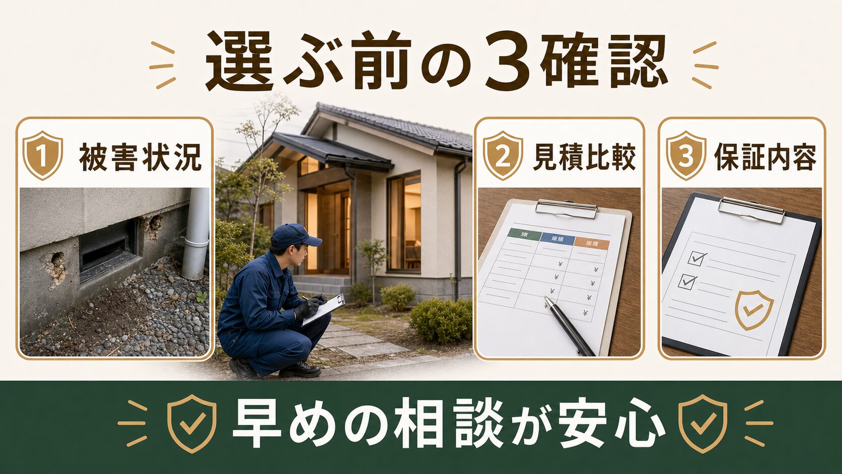 まとめ|後悔しない埼玉39消毒の選び方のイメージ